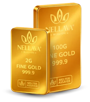 Bundling Nellava Bullion Gold Bar 100g + Gold Bar 2g