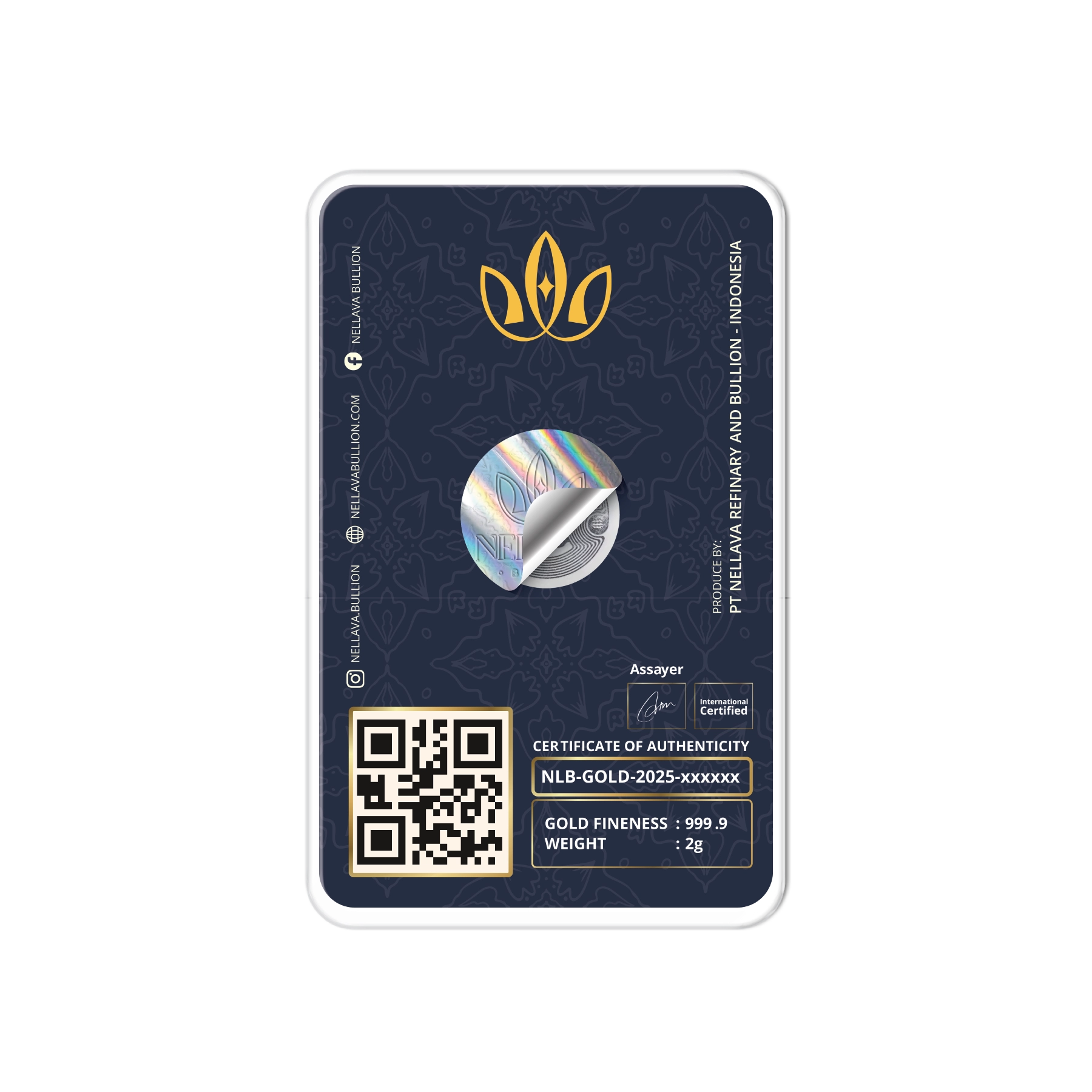 Nellava Bullion Gold Bar 2g - Image 2