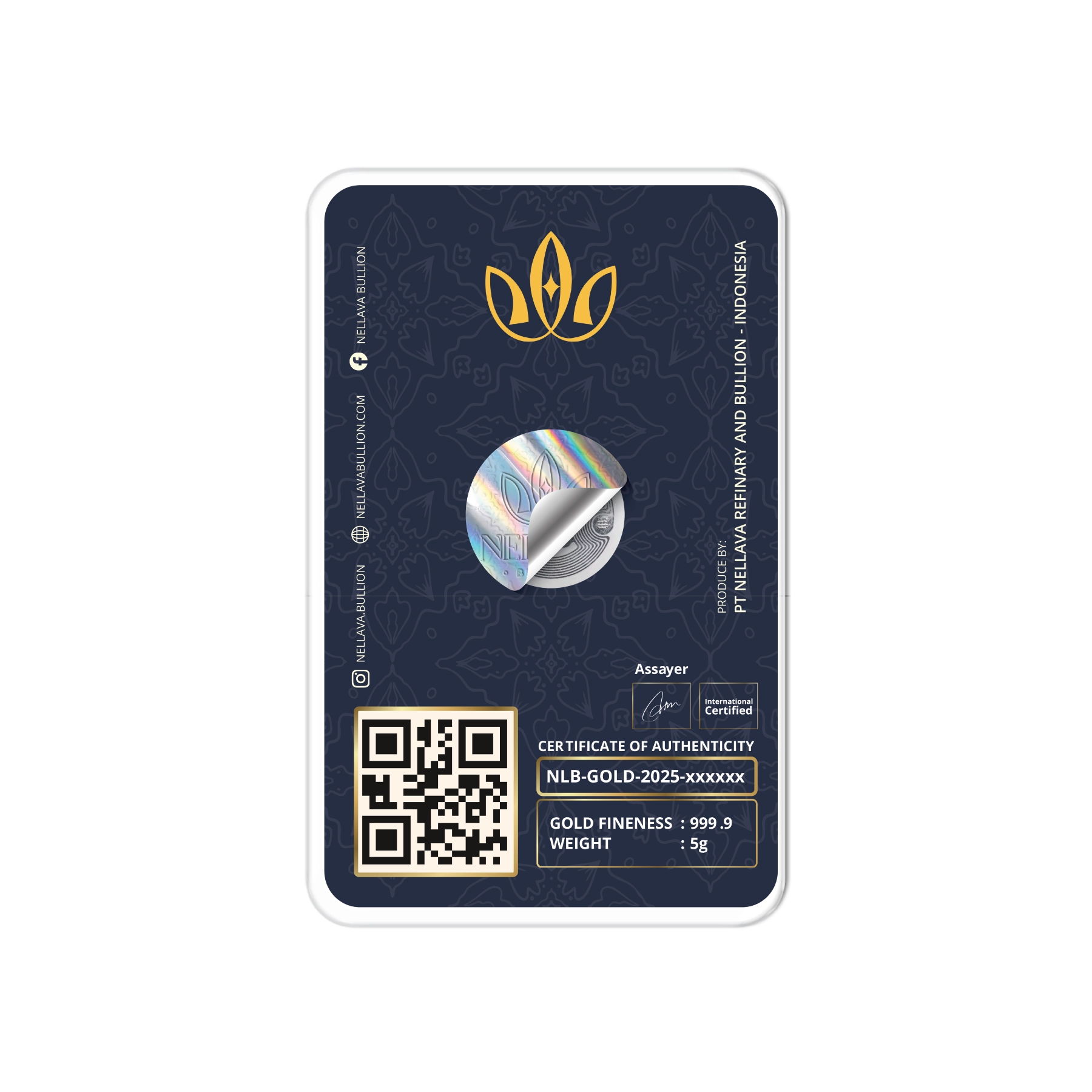 Nellava Bullion Gold Bar 5g - Image 2