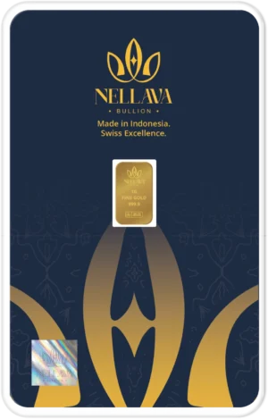 Nellava Bullion Gold Bar 1g