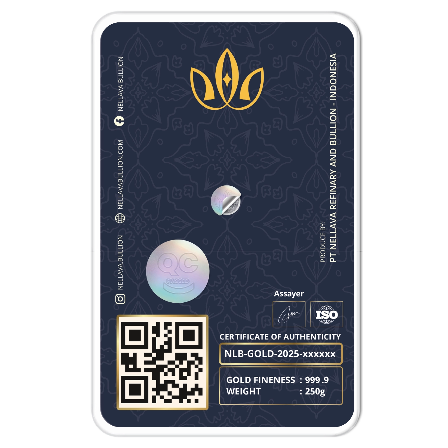 Nellava Bullion Gold Bar 250g - Image 2