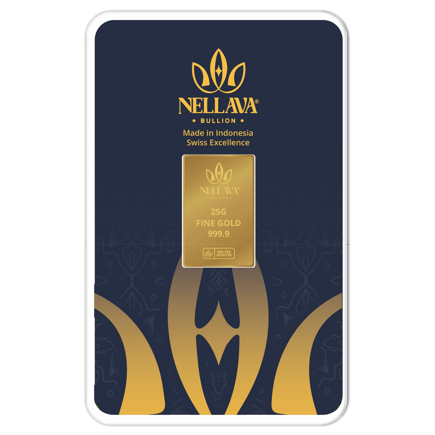 Nellava Bullion Gold Bar 25g
