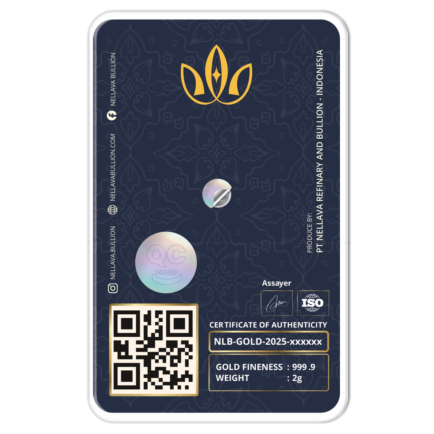 Nellava Bullion Gold Bar 2g - Image 2