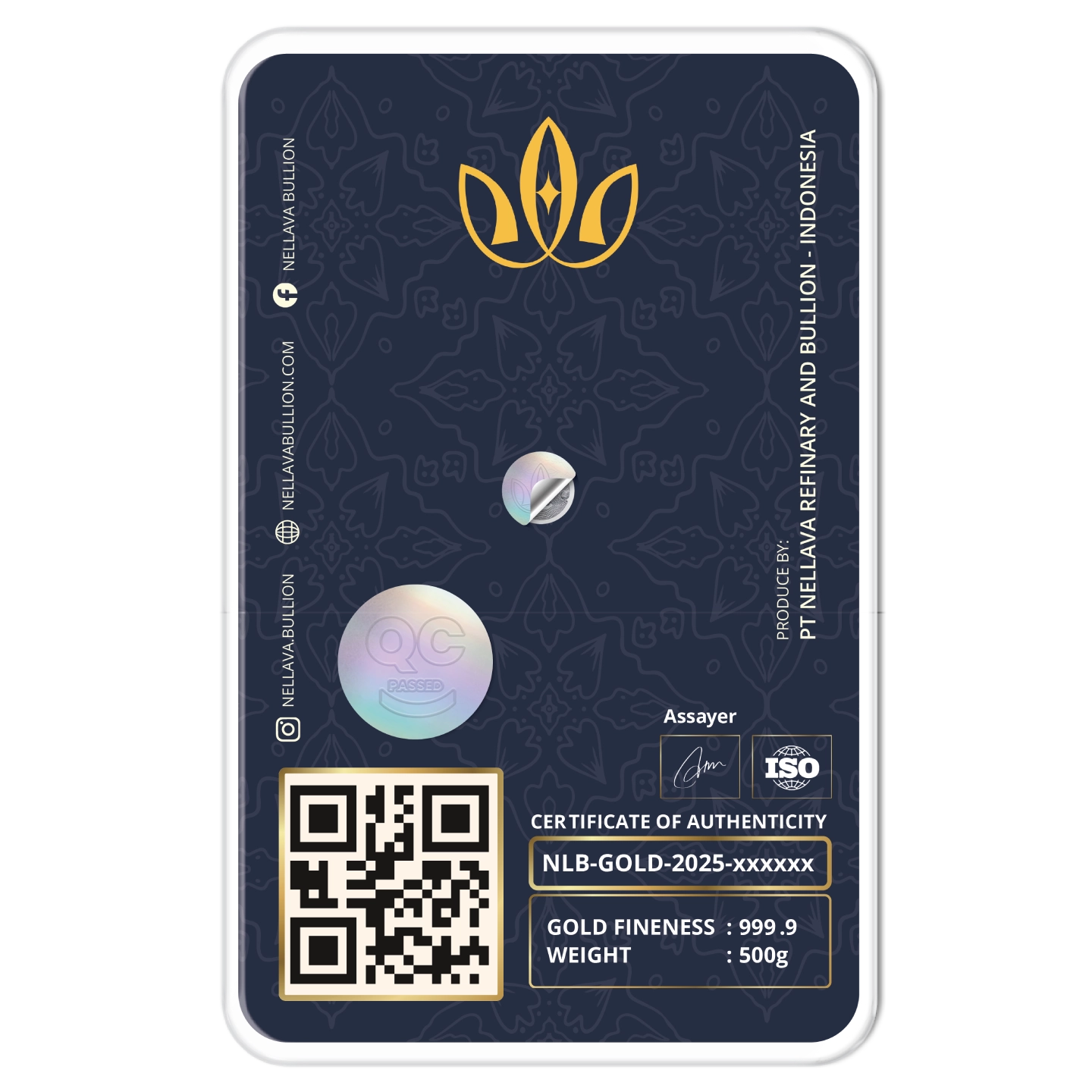 Nellava Bullion Gold Bar 500g - Image 2