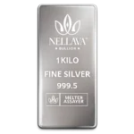 Nellava Bullion Silver Bar 1 Kilo