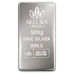 Nellava Bullion Silver Bar 500g