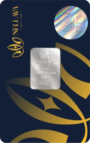 Nellava Bullion Silver Bar 25g