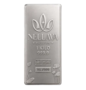 Nellava Bullion Silver Bar 1000g Kadar 999.9