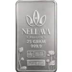 Nellava Bullion Silver Bar 25g Kadar 999.9