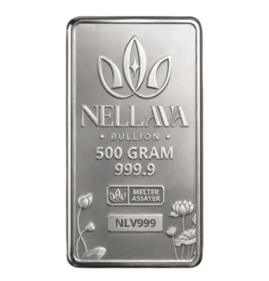 Nellava Bullion Silver Bar 500g Kadar 999.9