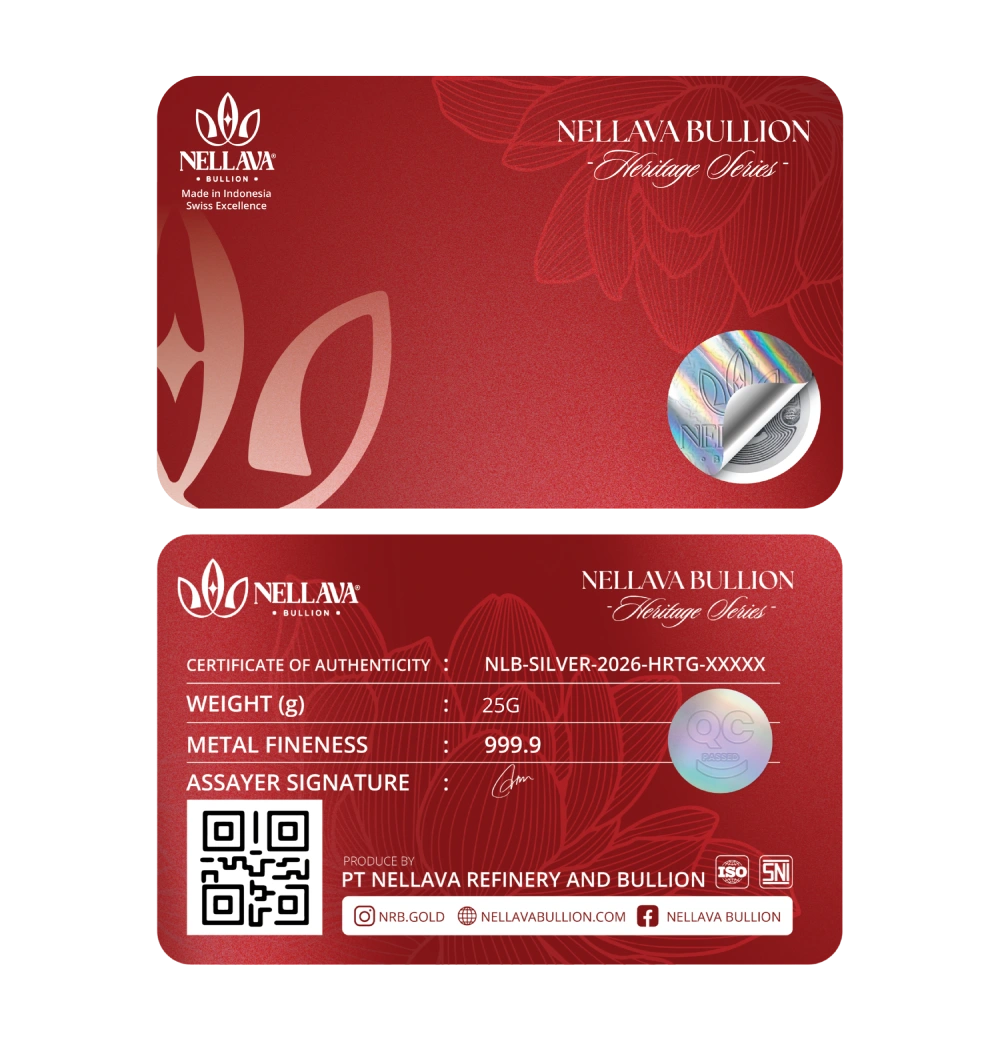 Nellava Bullion Silver Bar 25g Kadar 999.9 - Image 2