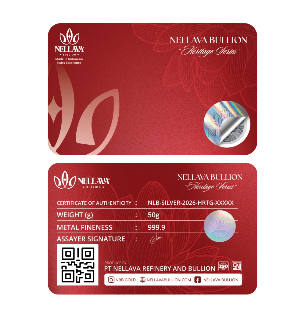 Nellava Bullion Silver Bar 50g Kadar 999.9 - Image 2