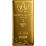 Nellava Bullion Gold Bar 1000g